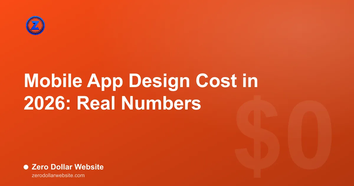 Read: Mobile App Design Cost in 2026: Real Numbers Designer sketching mobile app wireframes beside a pricing spreadsheet