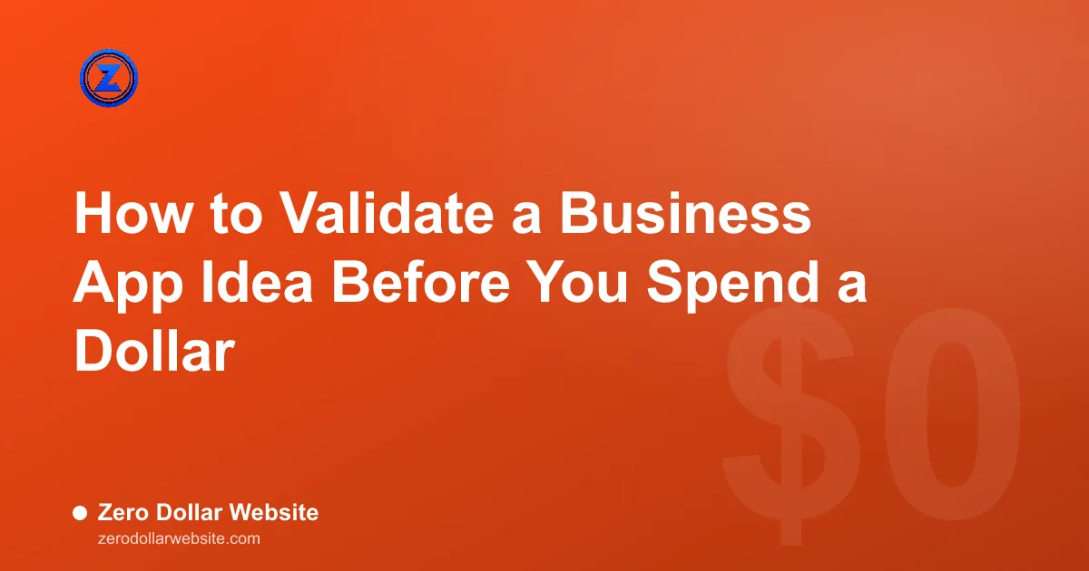 Read: How to Validate a Business App Idea Before You Spend a Dollar Founder reviewing customer interview notes next to a simple landing page mockup