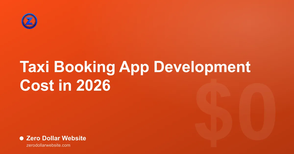 Read: Taxi Booking App Development Cost in 2026 Rider app, driver app, admin console, and backend shown as four connected boxes
