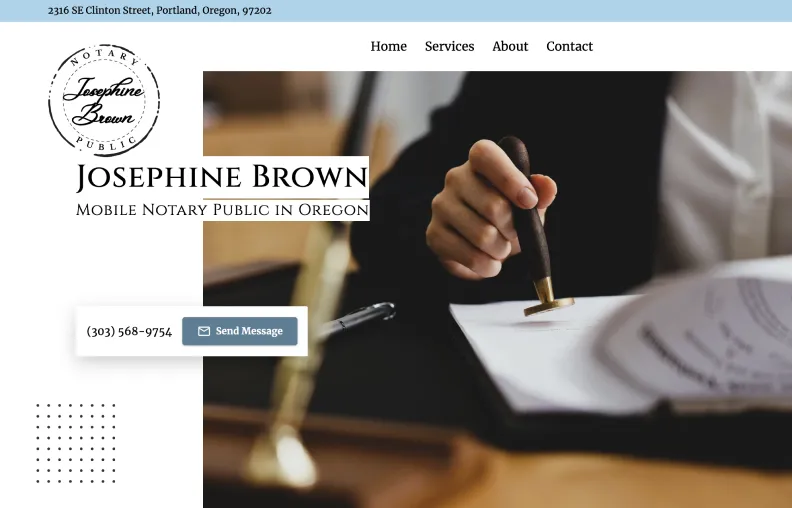 Website examples by Zero Dollar Website